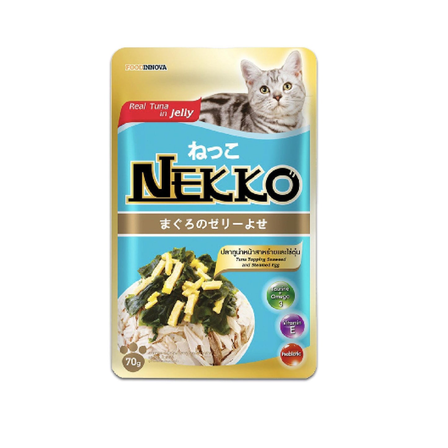 [ขายปลีก] Nekko Pouch อาหารเปียกแมว เน็กโกะ ขนาดซอง 70 กรัม