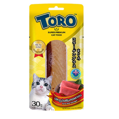 ขนมแมว TORO TORO โทโร โทโร่ ปลาชิ้น ไก่ชิ้น ขนาดซอง 30 กรัม