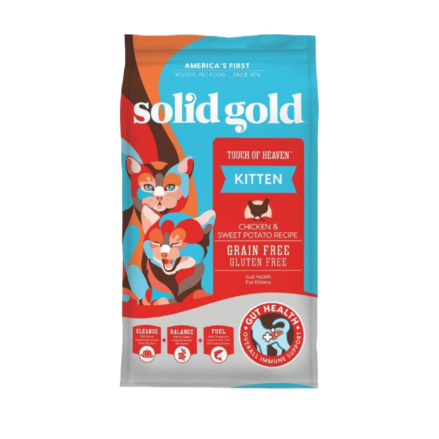 Solid Gold อาหารแมวโซลิด โกลด์ โฮลิสติก นำเข้าจากประเทศอเมริกา ขนาด 1.36 กก.