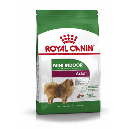 [3kg.] Royal Canin Mini Indoor Adult ขนาด 3 กก. อาหารเม็ดสุนัขโต พันธุ์เล็ก เลี้ยงในบ้าน อายุ 10 เดือน-  8 ปี (Dry Dog Food, โรยัล คานิน)