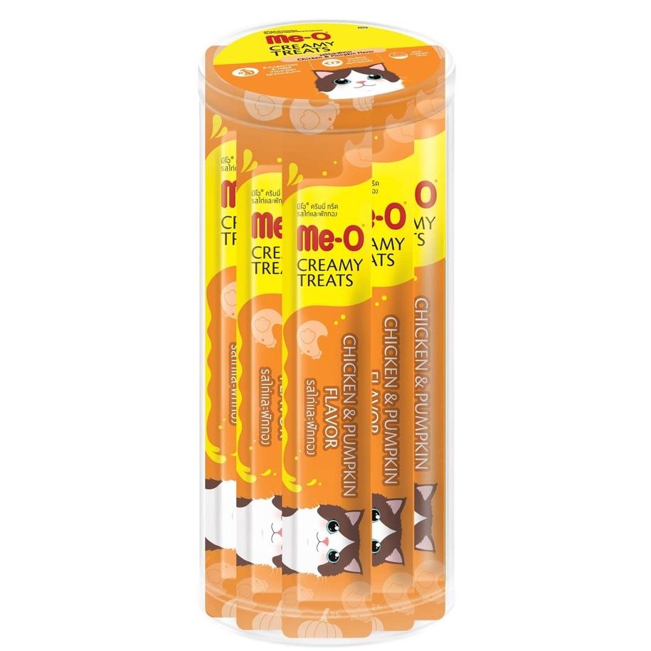 [กระปุก 36 ซอง] ขนมแมวเลียมีโอ Meo Creamy มีโอ ครีมมี่ ทรีต ขนาดซอง 15 กรัม(g.)