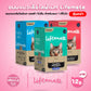 [ยกกล่อง 12 แพ็ค] Lifemate Cat Mousse Creamy ขนมแมวเลีย ไลฟ์เมท แพ็ค 4 ซอง ขนาด 12 กรัม