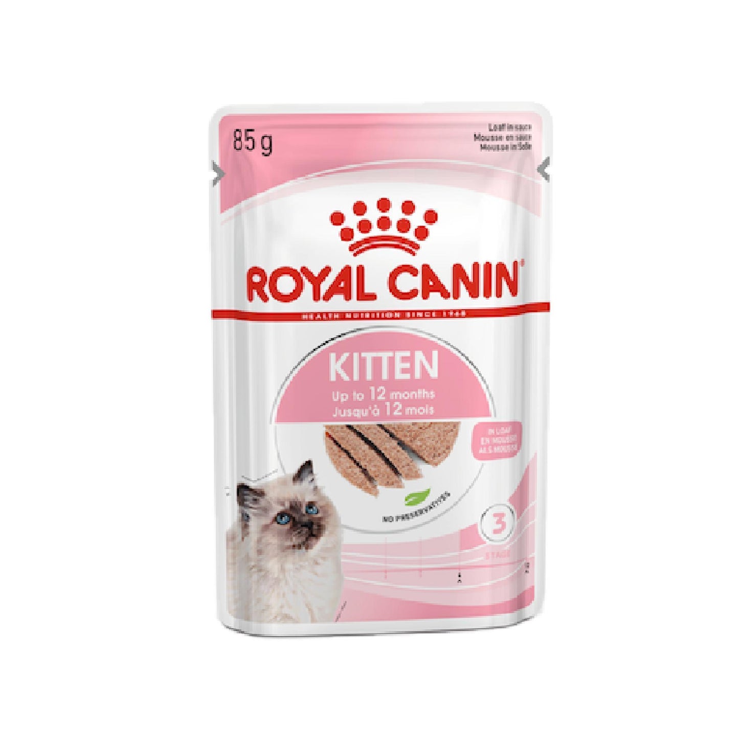 [ปลีก 1 ซอง] ROYAL CANIN Pouch อาหารเปียก รอยัล คานิน  สำหรับแมวทุกช่วงวัย ขนาดซอง 85 กรัม(g.)