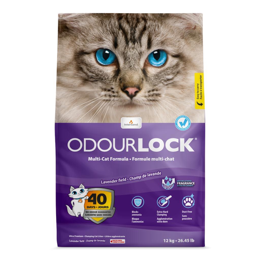 Odor Lock ทรายแมวเกรดอัลตราพรีเมี่ยม ทรายแมวภูเขาไฟ ขนาด 12 กก./26.45lbs