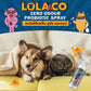 LOLA&CO Zero odour probiotic spray สเปรย์ดับกลิ่นสำหรับสัตว์เลี้ยง ขจัดกลิ่นไม่พึงประสงค์ ขนาด 400 มล.