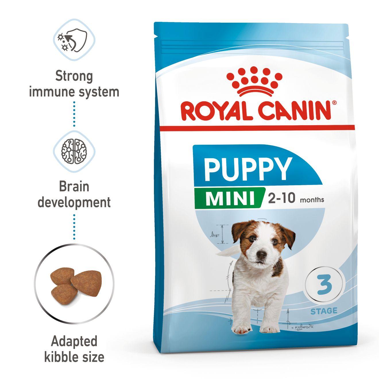 [2kg] ROYAL CANIN โรยัล คานิน อาหารลูกสุนัข พันธุ์เล็ก ชนิดเม็ด ขนาด 2 กก. (MINI PUPPY)