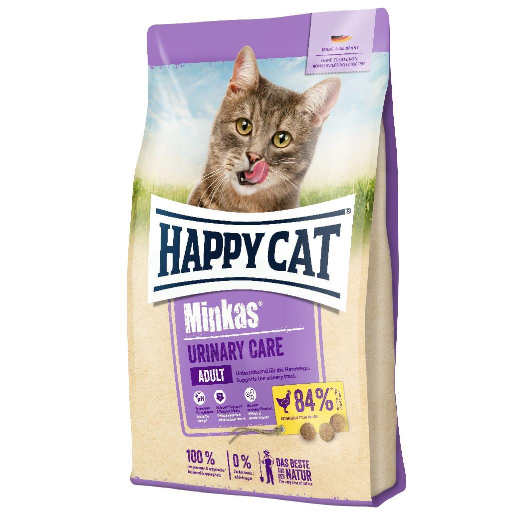 Happy Cat Minkas แฮปปี้แคท อาหารเม็ดสำหรับแมวทุกช่วงวัย และทุกสายพันธุ์ ขนาด 500 กรัม