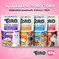 TORO Freeze Dried โทโร่ ขนมฟรีสดราย เนื้อสัตว์ฟรีสดราย สำหรับสัตว์เลี้ยง ขนาด 30-40 กรัม