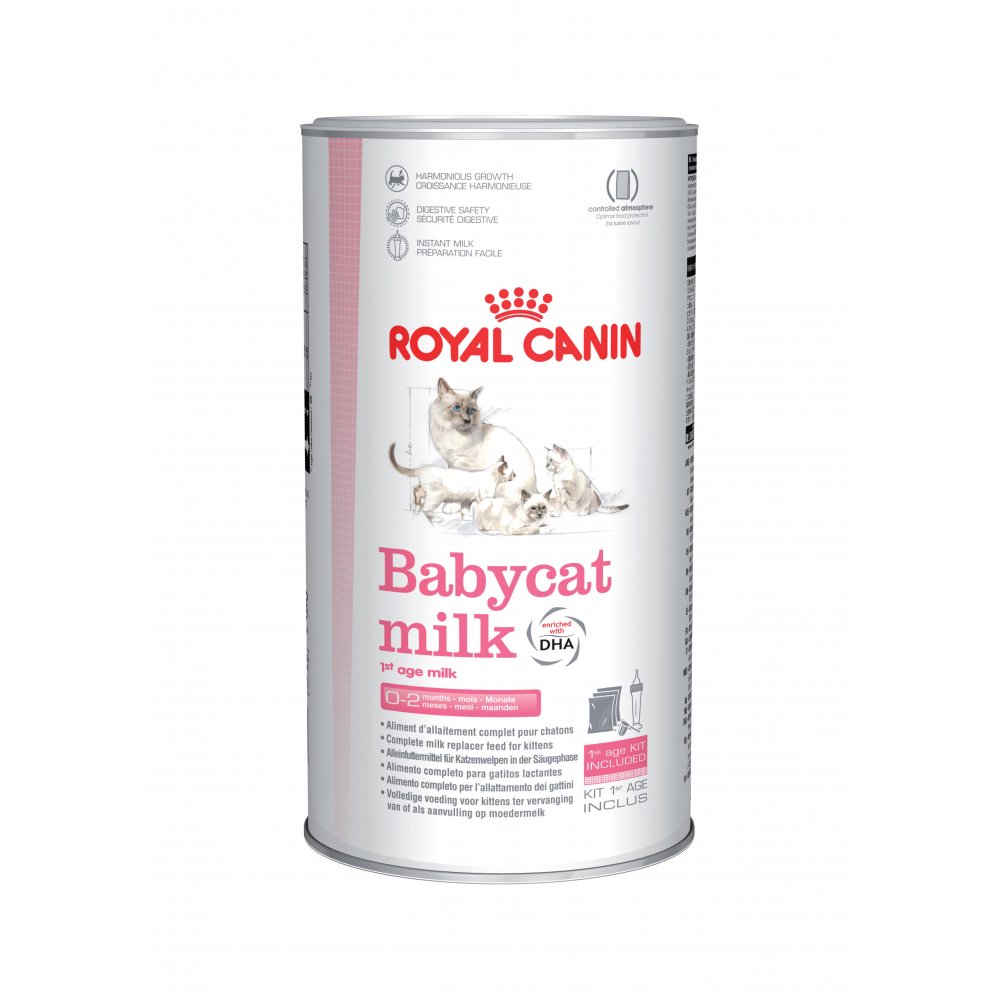 Royal Canin Babycat milk นมผงทดแทนนมแม่ สำหรับลูกแมวแรกเกิดถึงหย่านม (0-2 เดือน)	ขนาด 300 กรัม