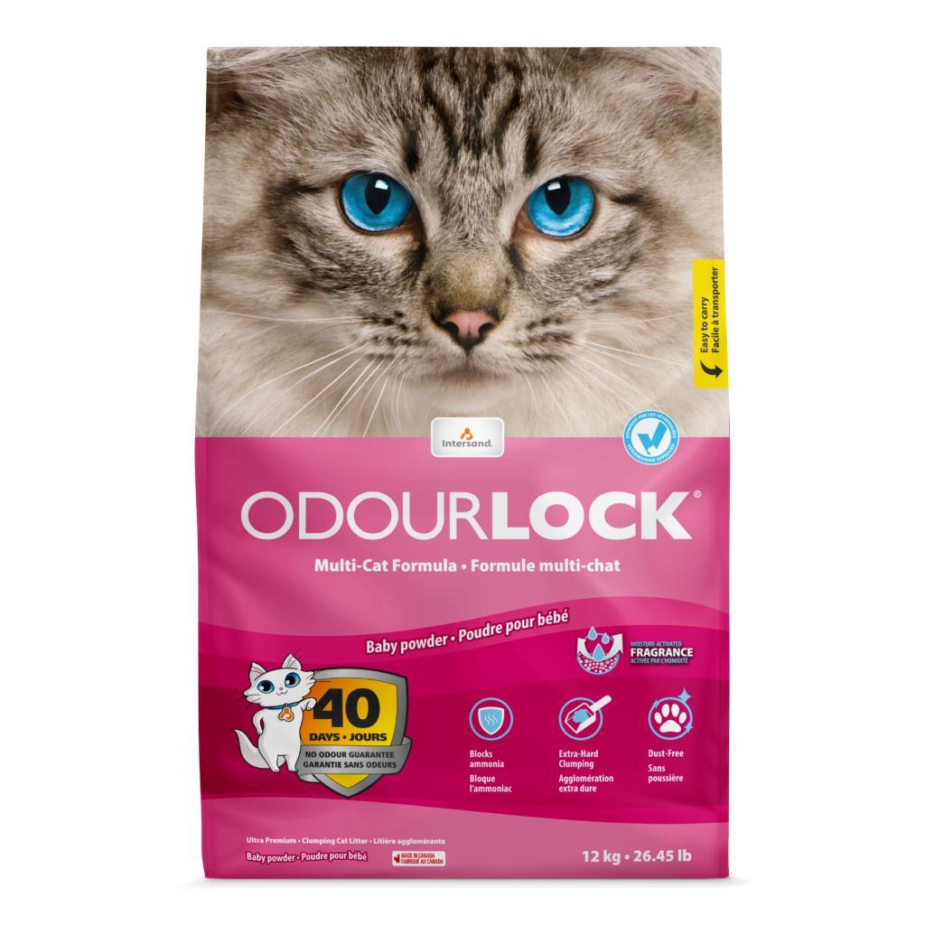 Odor Lock ทรายแมวเกรดอัลตราพรีเมี่ยม ทรายแมวภูเขาไฟ ขนาด 12 กก./26.45lbs