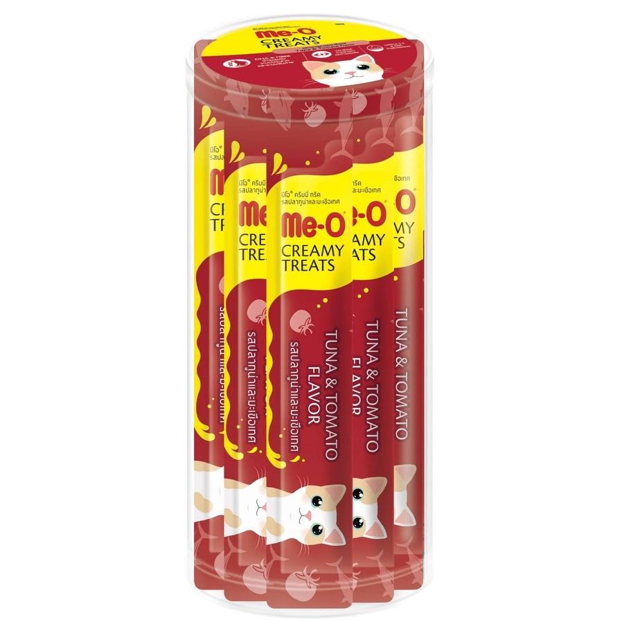 [กระปุก 36 ซอง] ขนมแมวเลียมีโอ Meo Creamy มีโอ ครีมมี่ ทรีต ขนาดซอง 15 กรัม(g.)