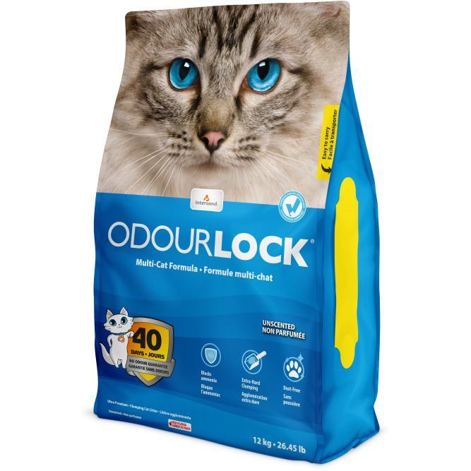 Odor Lock ทรายแมวเกรดอัลตราพรีเมี่ยม ทรายแมวภูเขาไฟ ขนาด 12 กก./26.45lbs