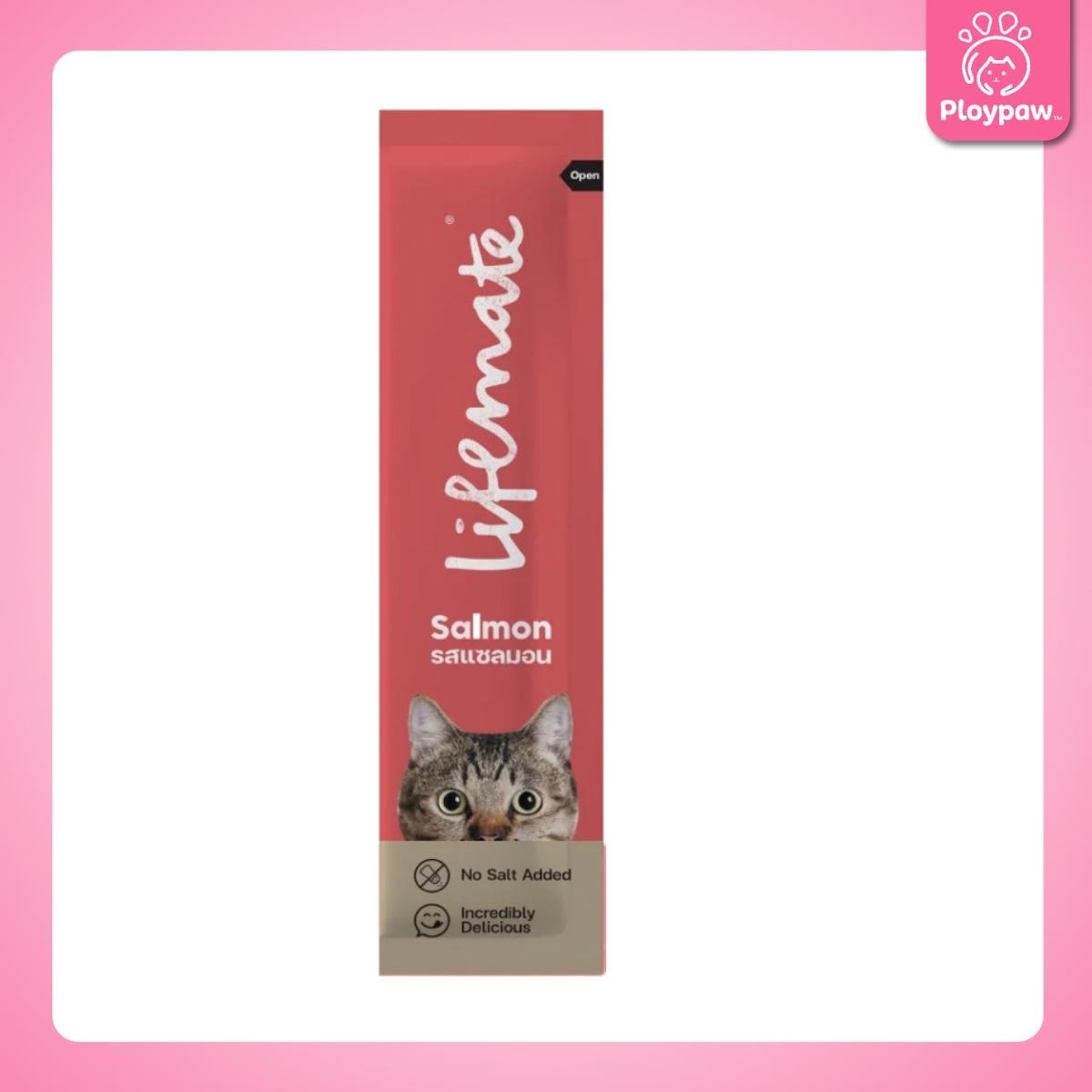 [ปลีก 1 ซอง] Lifemate Cat Mousse Creamy ขนมแมวเลีย ไลฟ์เมท ขนาดซอง 12 กรัม(12g.)