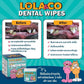 Lola&CO Ear Wipes, Eye Wipes, Dental Wipes แผ่นเช็ดทำความสะอาดสัตว์เลี้ยง ขนาด 50-120Pcs.