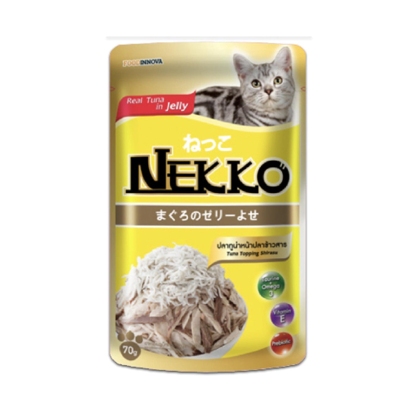 [ขายปลีก] Nekko Pouch อาหารเปียกแมว เน็กโกะ ขนาดซอง 70 กรัม