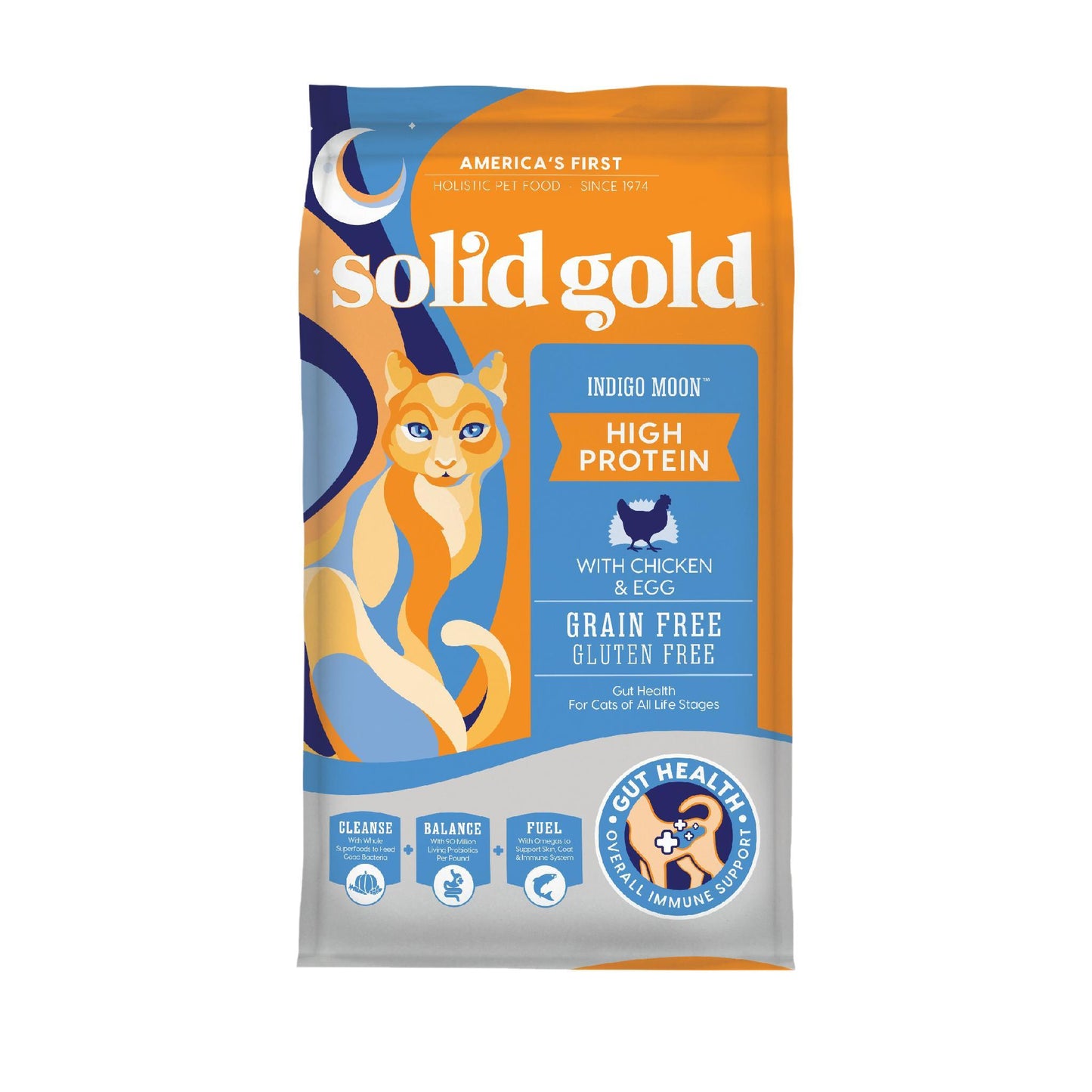 Solid Gold อาหารแมวโซลิด โกลด์ โฮลิสติก นำเข้าจากประเทศอเมริกา ขนาด 1.36 กก.