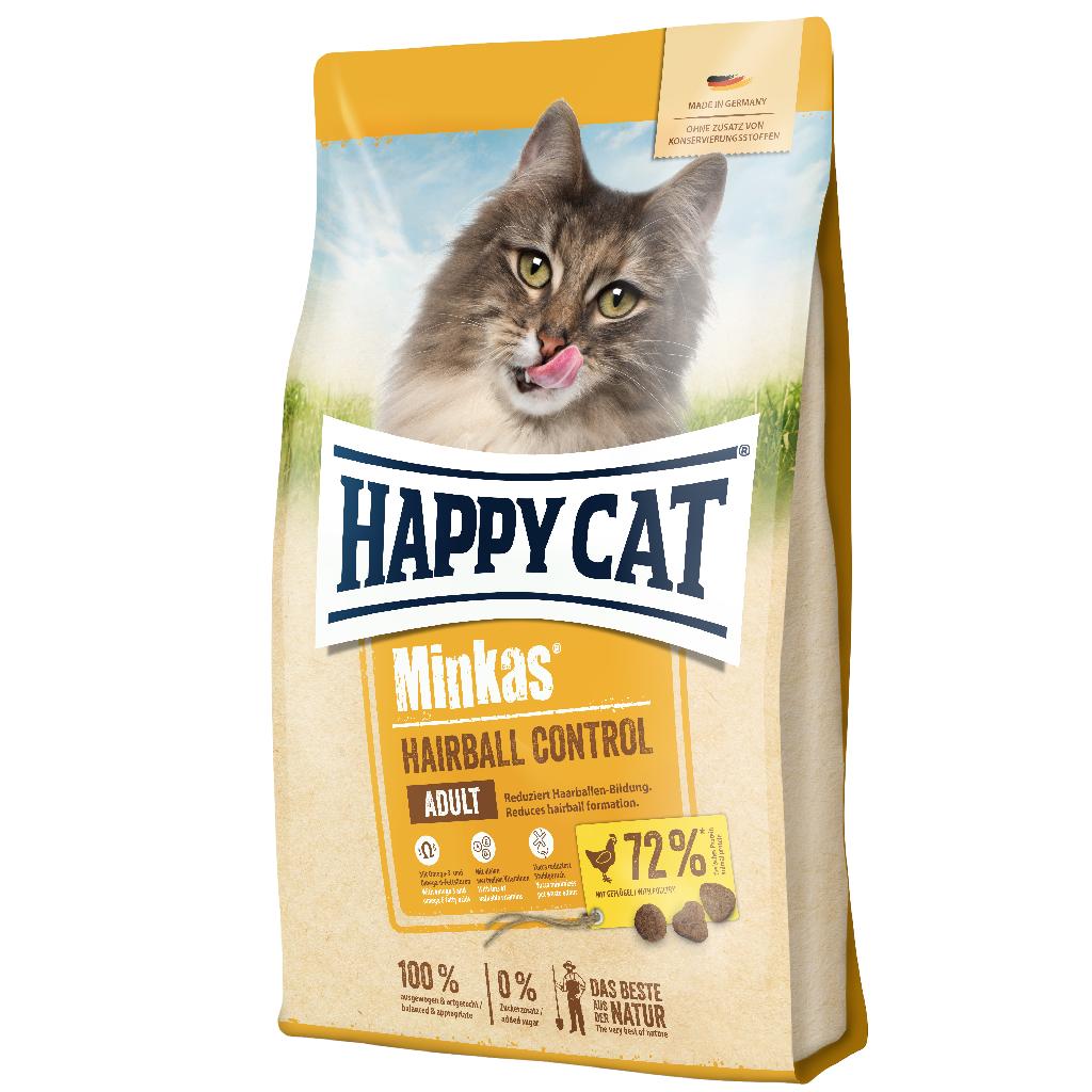 Happy Cat Minkas แฮปปี้แคท อาหารเม็ดสำหรับแมวทุกช่วงวัย และทุกสายพันธุ์ ขนาด 1.5 กก.