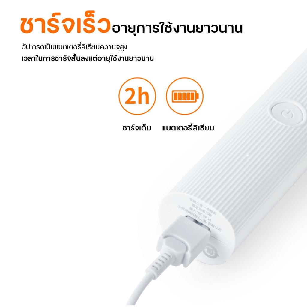 PETKIT Trimmer Pet Hair Clipper รุ่น Pro ประกันมอเตอร์ศูนย์ไทย 1 ปี ปัตตาเลี่ยนตัดขนสัตว์เลี้ยง 2 in 1ไร้สาย