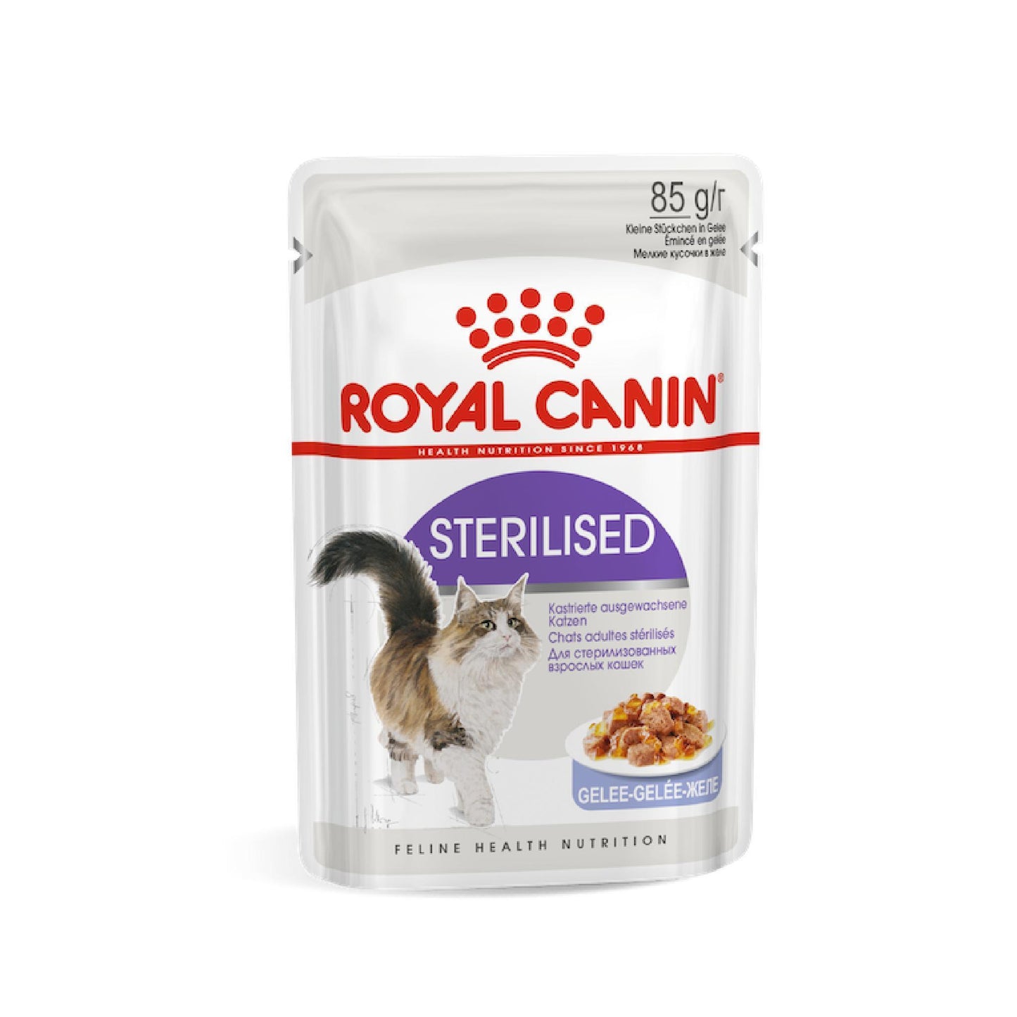 [ปลีก 1 ซอง] ROYAL CANIN Pouch อาหารเปียก รอยัล คานิน  สำหรับแมวทุกช่วงวัย ขนาดซอง 85 กรัม(g.)