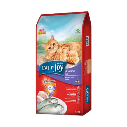 CAT n joy อาหารแมวแบบเม็ด แคทเอ็นจอย สำหรับอายุตั้งแต่ 1 ปีขึ้นไป ขนาด 7 กก.(7kg)