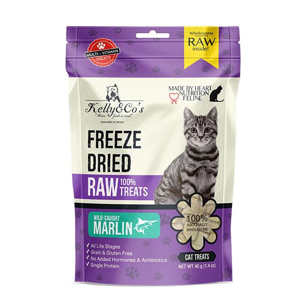 Kelly&Co's Freeze Dried ขนมฟรีซดราย ซิงเกิ้ลทรีทส์ ฟรีเมี่ยม เคลลี่แอนด์โคสำหรับแมว ขนาด 40 กรัม