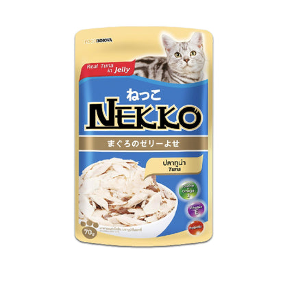 [ขายปลีก] Nekko Pouch อาหารเปียกแมว เน็กโกะ ขนาดซอง 70 กรัม